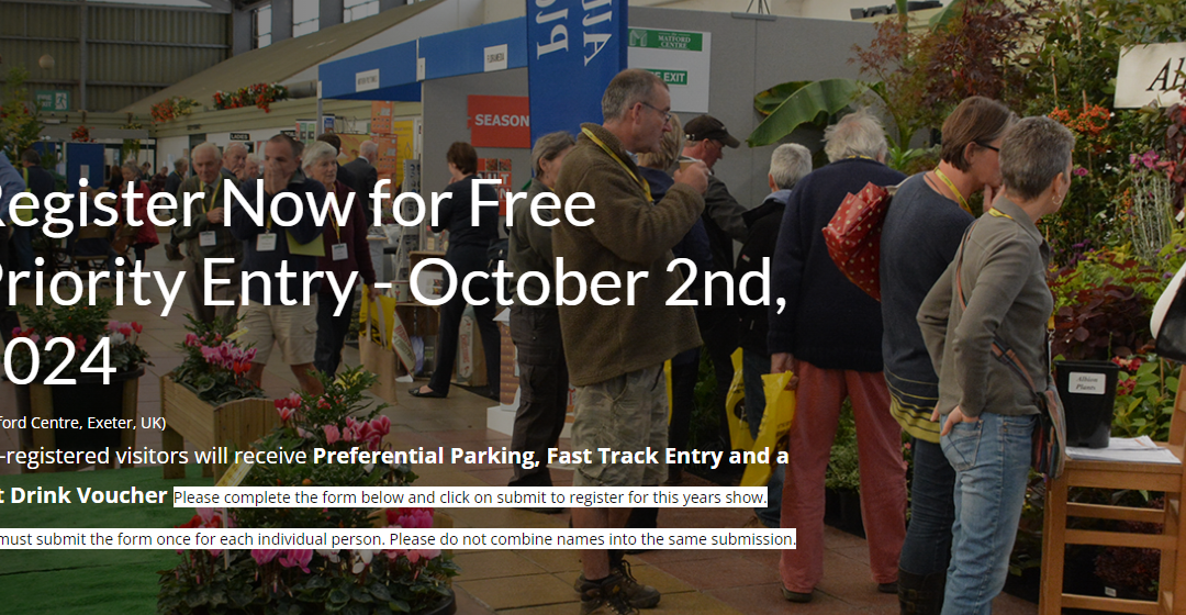 Visitors, Sign Up Now For Priority Entry!
